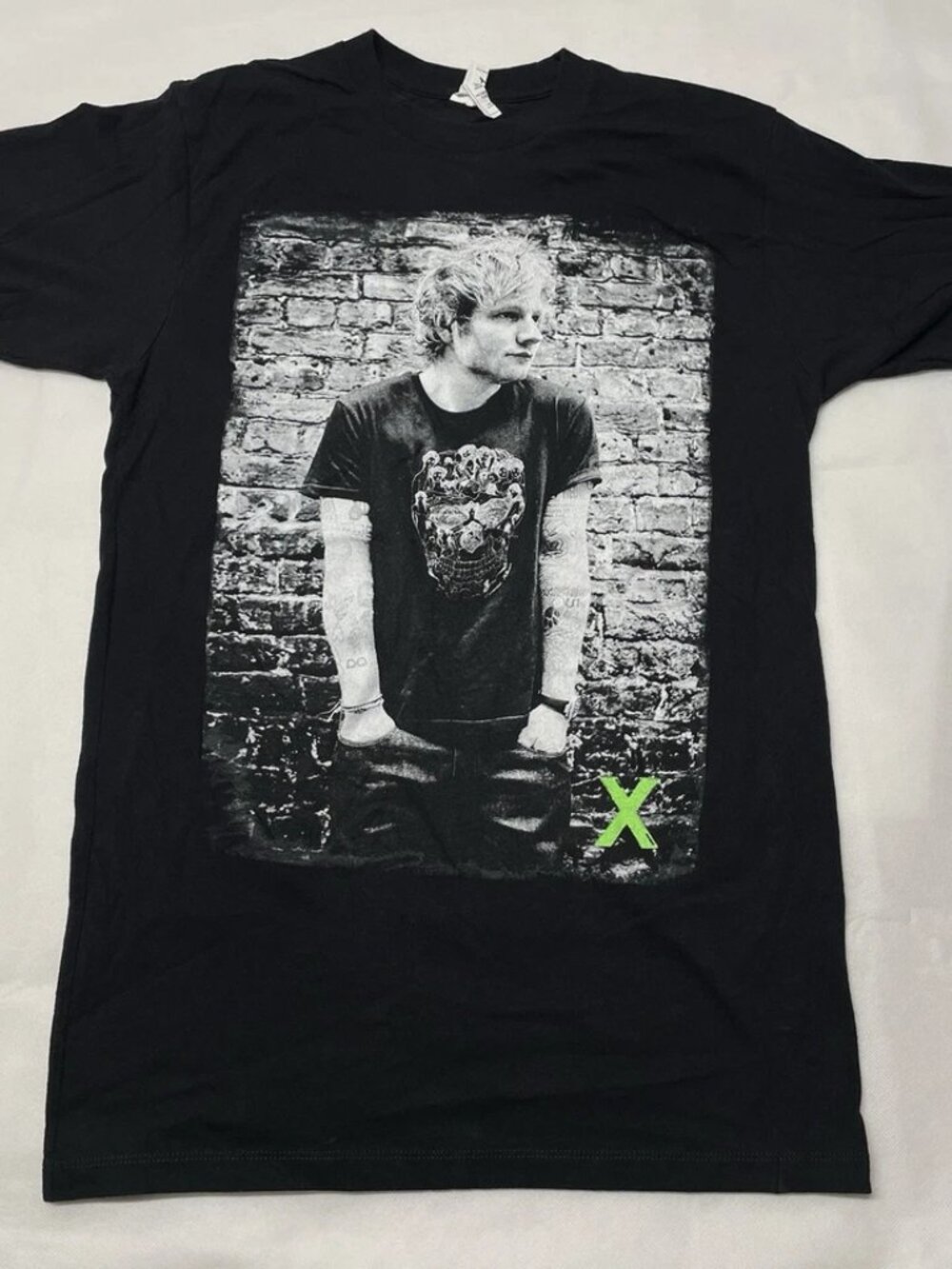 Ed Sheeran Shirt North America Tour X Black Graphic Concert Tee